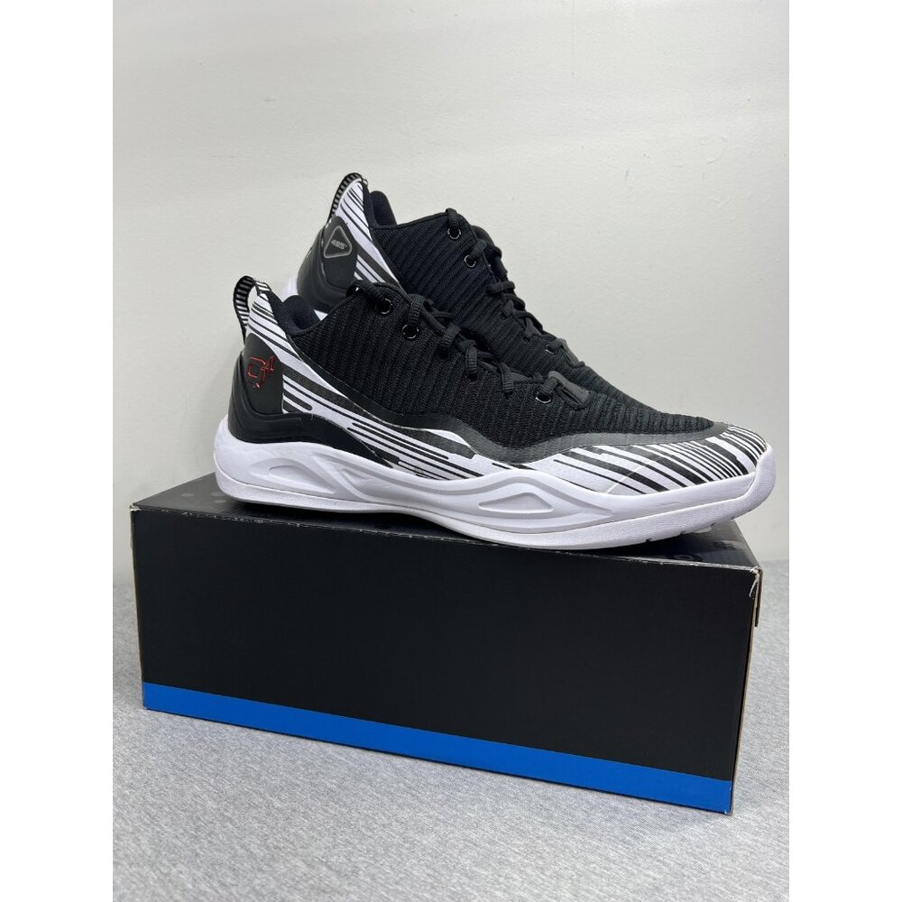 Q4 Sports White Streak 495 Lo SP Shoes Mens Size 14‎ Black White Basketball